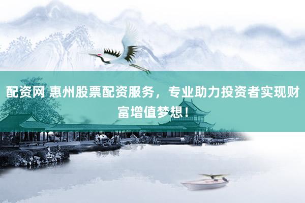 配资网 惠州股票配资服务，专业助力投资者实现财富增值梦想！